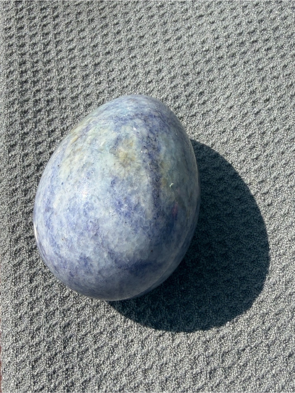 Vintage Purple Stone Egg - Picture 2 of 6